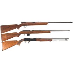 Three Winchester Semi-Automatic Rifles -A) Winchester Model 74 Rifle