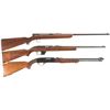 Image 1 : Three Winchester Semi-Automatic Rifles -A) Winchester Model 74 Rifle