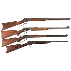 Four Sporting Rifles -A) Marlin Model 92 Lever Action Rifle