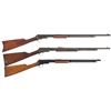 Image 1 : Three Winchester Slide Action Rifles -A) Winchester Model 90 Rifle