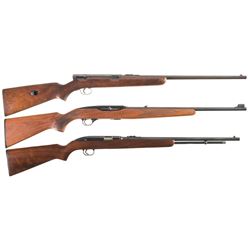 Three Winchester Semi-Automatic Rifles -A) Winchester Model 74 Rifle