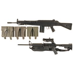 Two Semi-Automatic Sporting Longarms -A) Federal Arms Company Model FA91 Rifle with Extra magazines 