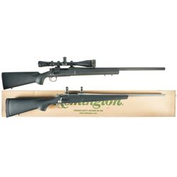 Two Remington Model 700 Bolt Action Rifles -A) Remington Model 700 Rifle with Scope