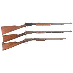 Three Winchester Slide Action Rifles -A) Winchester Model 62A Rifle