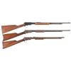 Image 1 : Three Winchester Slide Action Rifles -A) Winchester Model 62A Rifle