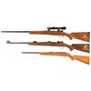 Image 2 : Three Bolt Action Rifles -A) Brno Arms Model VZ24 Rifle with Scope