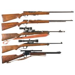 Five Sporting Longarms -A) Stevens Model 85 Semi-Automatic Rifle