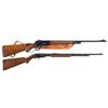 Image 1 : Two Winchester Sporting Rifles -A) Pre-War Winchester Model 71 Deluxe Rifle