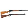 Image 1 : Two Winchester Lever Action Long Guns -A) Winchester Model 64 Rifle