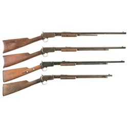 Four Winchester Slide Action Rifles -A) Winchester Model 90 Rifle