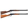 Image 1 : Two Winchester Model 94 Lever Action Carbines -A) Pre-64 Winchester Model 94 Carbine