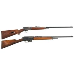 Two Winchester Sporting Semi-Automatic Rifles -A) Winchester Model 63 Rifle