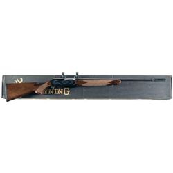 Engraved Browning BAR II Safari Semi-Automatic Rifle with Box