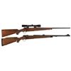 Image 1 : Two Winchester Bolt Action Rifles -A) Winchester Model 70 XTR Featherweight Rifle with Scope