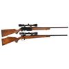 Image 1 : Two Scoped Sporting Rifles -A) Browning BAR High Power Semi-Automatic Rifle