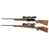 Image 2 : Two Scoped Sporting Rifles -A) Browning BAR High Power Semi-Automatic Rifle