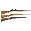 Image 1 : Three Sporting Rifles -A) Remington Model 760 Gamemaster Slide Action Rifle