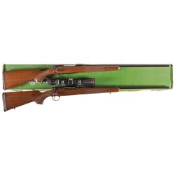 Two Bolt Action Sporting Rifles -A) Remington Model 700 Rifle with Box