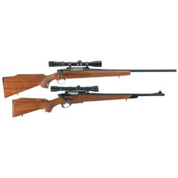 Two Remington Bolt Action Sporting Rifles -A) Remington Model 700 ADL Rifle