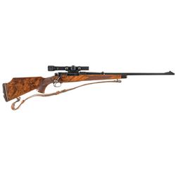 Pre-64 Winchester Model 70 Bolt Action Rifle in .270 Win. With Scope and High Grade Stock
