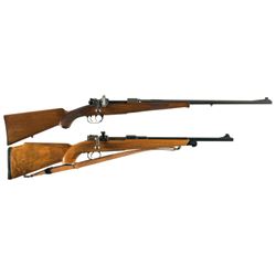 Two Bolt Action Rifles -A) Mauser Rifle