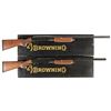 Image 1 : Two Browning Slide Action Shotguns with Boxes -A) Browning Field Grade BPS Shotgun