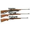 Image 1 : Three Remington Bolt Action Sporting Rifles with Scopes -A) Remington Model 721 Rifle