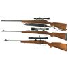 Image 2 : Three Remington Bolt Action Sporting Rifles with Scopes -A) Remington Model 721 Rifle