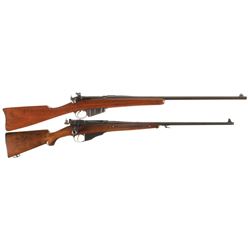 Two Lee Patent Bolt Action Rifles -A) Remington-Lee Sporting Rifle