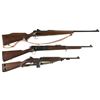 Image 1 : Three U.S. Military Longarms -A) U.S. Remington Model 1917 Bolt Action Rifle