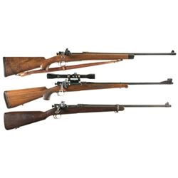 Three U.S. Springfield Model 1903 Bolt Action Rifles -A) U.S. Springfield/Newton Arms Model 1903 Rif