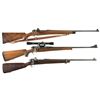Image 1 : Three U.S. Springfield Model 1903 Bolt Action Rifles -A) U.S. Springfield/Newton Arms Model 1903 Rif