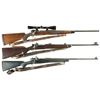Image 1 : Three U.S. Military Bolt Action Rifles -A) U.S. Remington Model 1903 Rifle with Scope