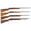 Image 1 : Four Sporting Rifles -A) Winchester Model 67 Bolt Action Single Shot Rifle