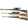Image 2 : Three Long Guns -A) U.S. Remington Model 1903 Rifle with Scope
