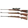 Image 2 : Three Bolt Action Sporting Rifles -A) Interarms Mark X Rifle with Scope