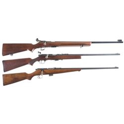 Three Savage Bolt Action Rifles -A) Savage Model 19 NRA Rifle