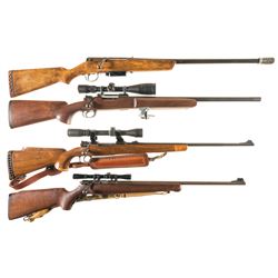Four Sporting Bolt Action Longarms -A) Marling Model 55G Shotgun