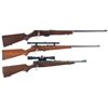 Image 1 : Three Savage Bolt Action Rifles -A) Savage Sporter Model 23D Rifle