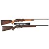 Image 1 : Two Anschutz Bolt Action Sporting Rifles with Boxes -A) Anschutz Model 1710 HB Classic Rifle