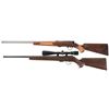 Image 2 : Two Anschutz Bolt Action Sporting Rifles with Boxes -A) Anschutz Model 1710 HB Classic Rifle