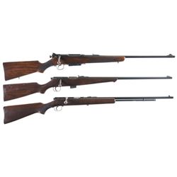 Three Savage Bolt Action Rifles -A) Savage Super Sporter Rifle