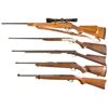 Image 2 : Five Sporting Longarms -A) Sako L579 Forester Bolt Action Rifle with Scope