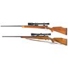 Image 2 : Two Scoped Bolt Action Rifles -A) Mathieu Arms Co./Mashburn Arms Co. Left Hand Rifle in 6.5 mm Super