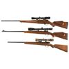 Image 2 : Three Bolt Action Rifles with Scopes -A) Nikko Model 7000 Golden Eagle Rifle