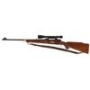 Image 3 : Engraved Pre-64 Winchester Model 70 Featherweight Bolt Action Rifle with Carved Stock and Scope