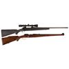 Image 1 : Two Bolt Action Sporting Rifles -A) Savage Model 11 Rifle with Scope