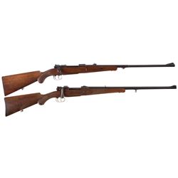Two German Mauser Style Sporting Bolt Action Rifles -A) Mauser Style Rifle