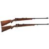 Image 1 : Two German Mauser Style Sporting Bolt Action Rifles -A) Mauser Style Rifle