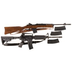 Two Semi-Automatic Long Guns -A) Ruger Mini-14 Carbine